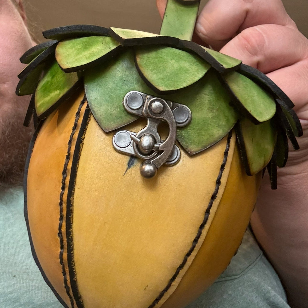 Custom Handmade Leather Acorn Bag | Customizable