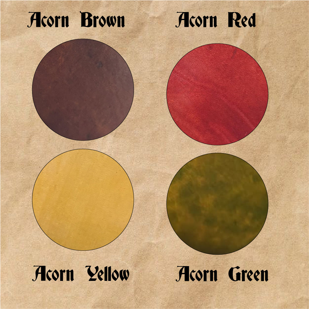 Custom Handmade Leather Acorn Bag | Customizable